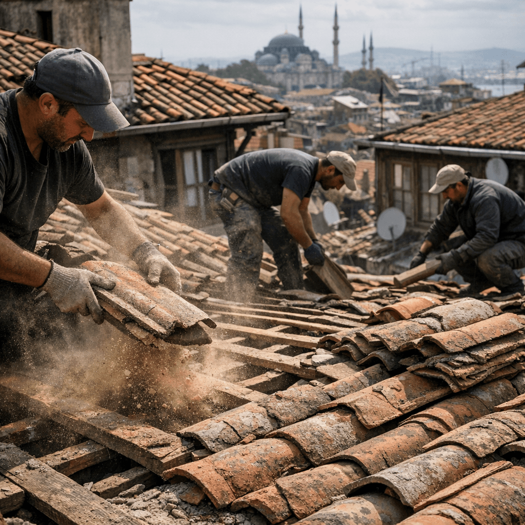 Çatı Aktarma - İstanbul Çatı Tadilatı 20 Yıllık Tecrübe