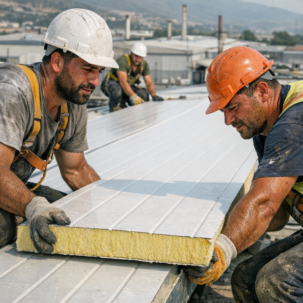 Sandviç Panel Çatı - İstanbul Çatı Tadilatı 20 Yıllık Tecrübe